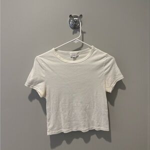 Topshop White Baby Tee/ Short Sleeve Tee
